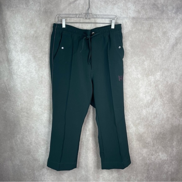 Nepenthes Needles Piping Cowboy Poly Double Cloth Pant In Green Women's Size M - Picture 2 of 10